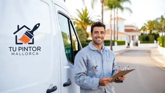 Pintores profesionales de Tu Pintor Mallorca trabajando en Mallorca