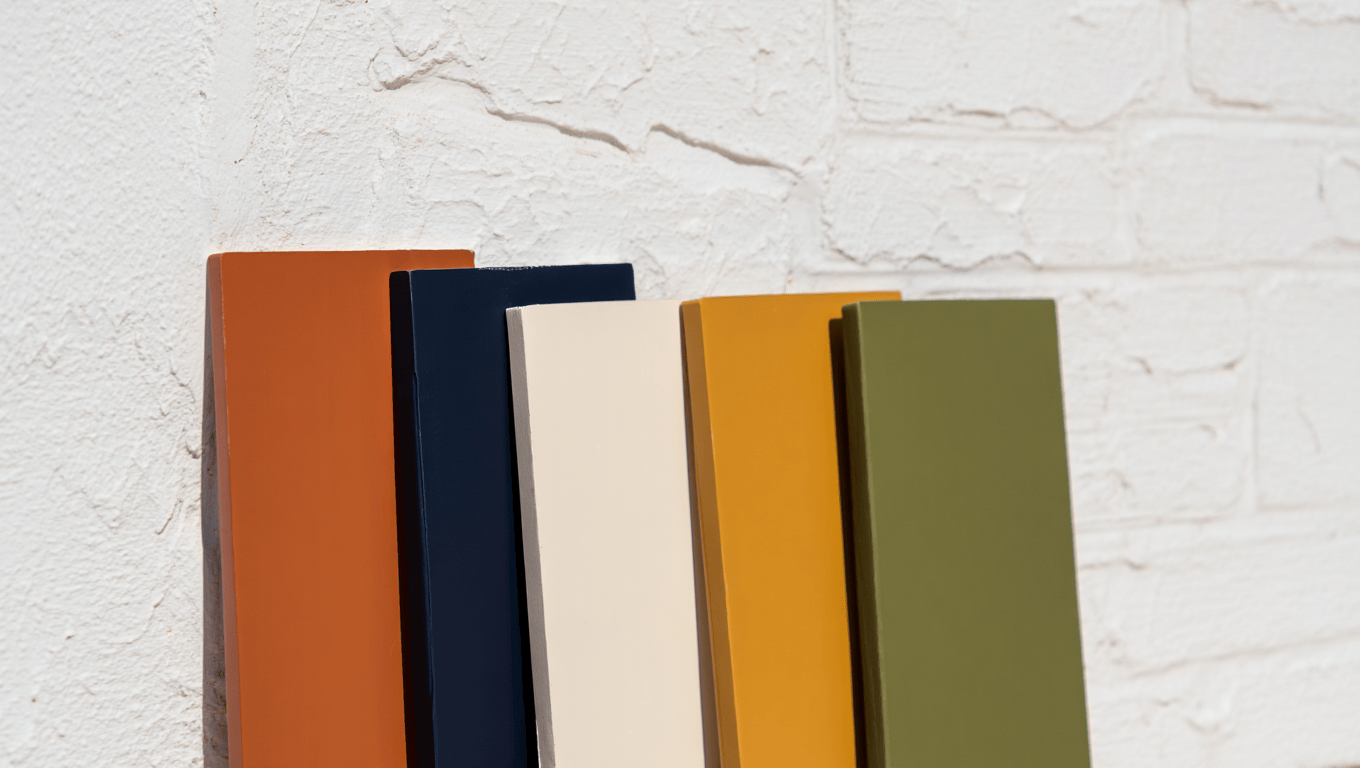 Muestras de colores de pintura adecuados para el clima mediterráneo